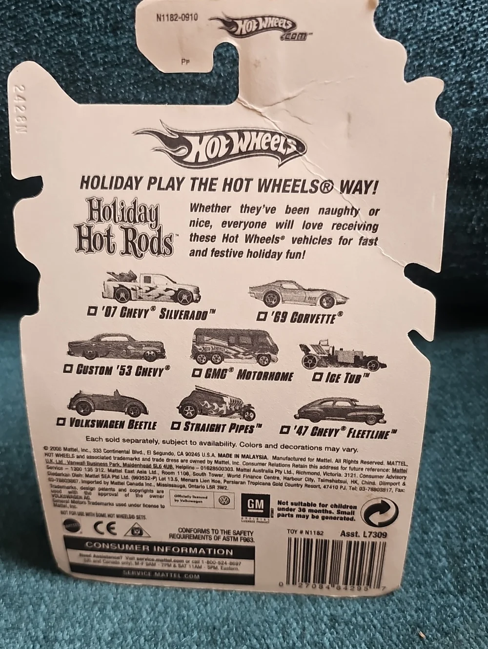 Hot Wheels Volkswagen Beetle Holiday Hot Rods
